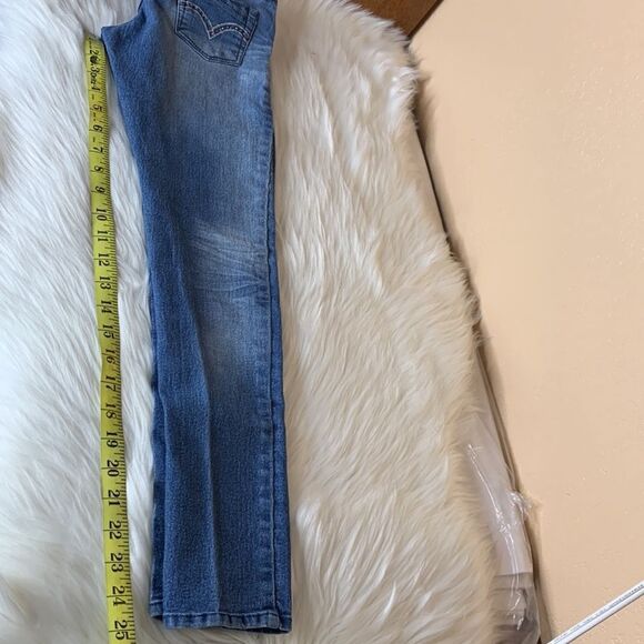 Levi’s Girls Super Skinny Rhinestone Jeans Size 10 - Picture 8 of 9